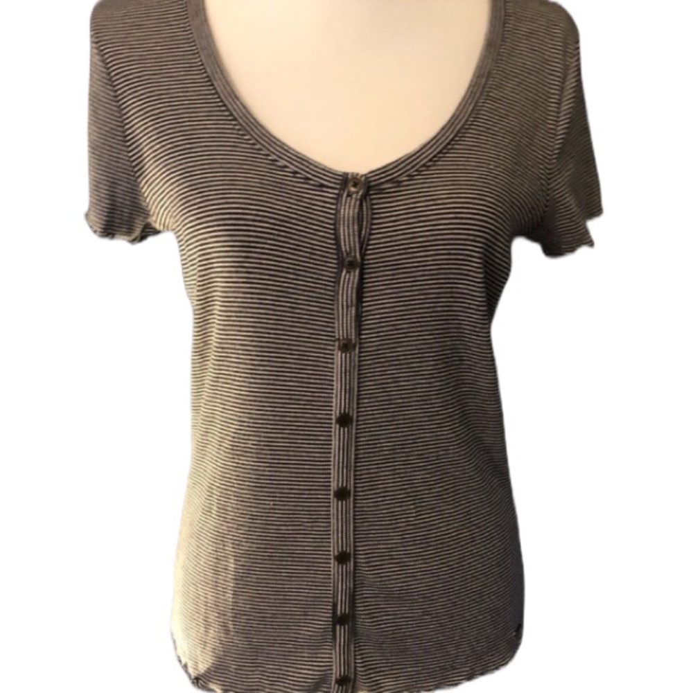 Hollister Must Have Collection Blue Stripe Tee